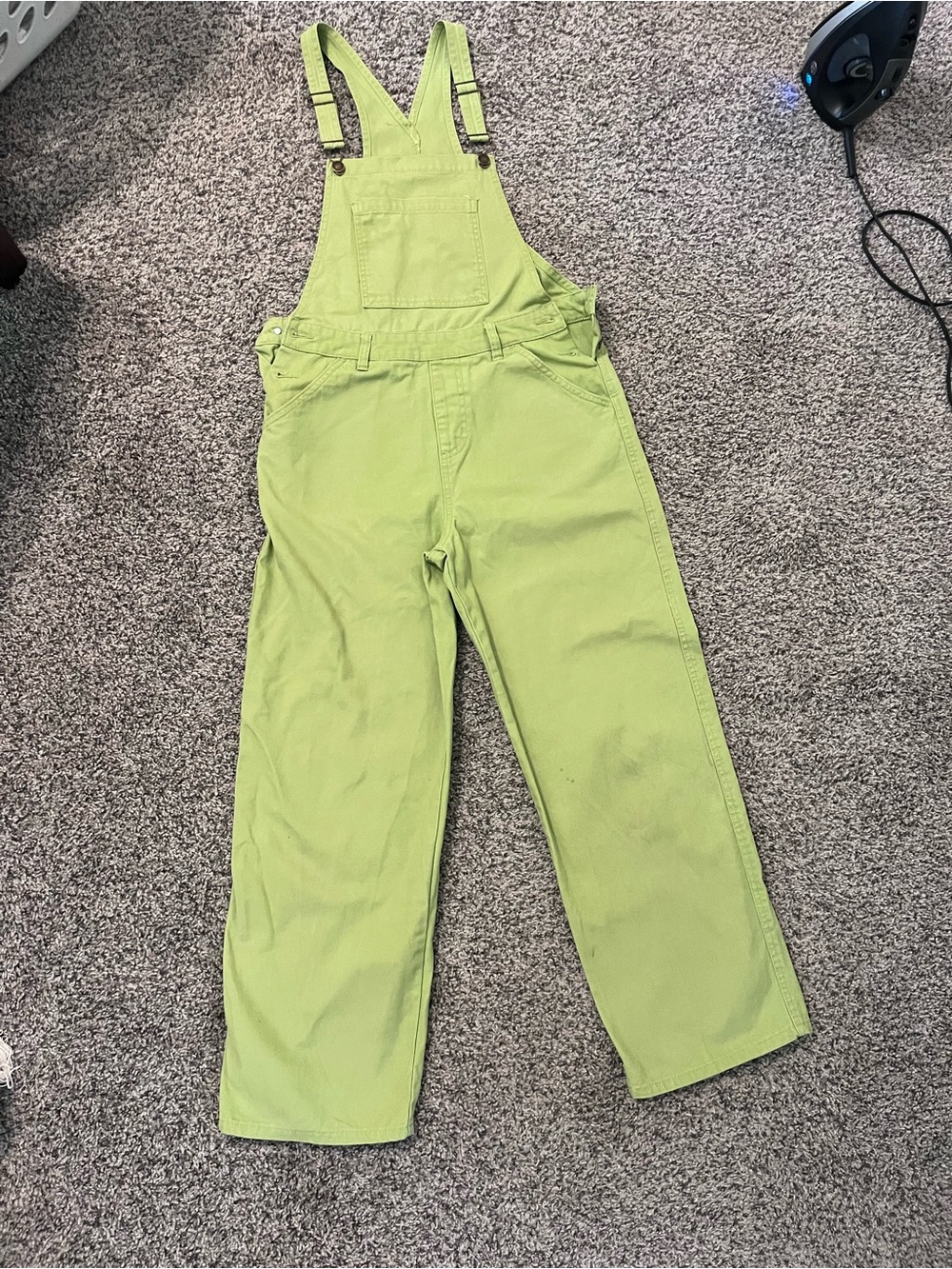 Forever 21 Lime Green Overalls